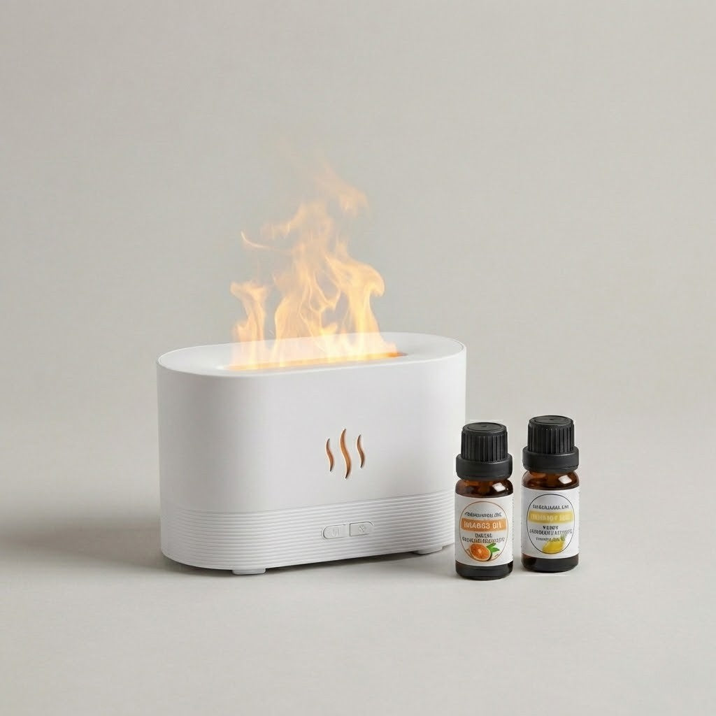 FireGlow® Cosy Flame Aroma Mist — Free Oils Included